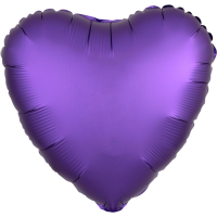 Standard Heart Silk Lustre Purple
